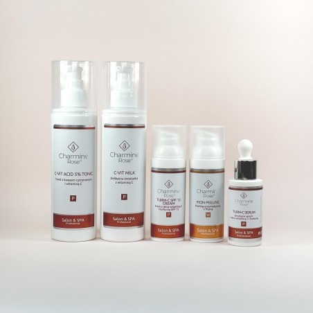 ZESTAW DO SKÓRY Z PRZEBARWIENIAMI