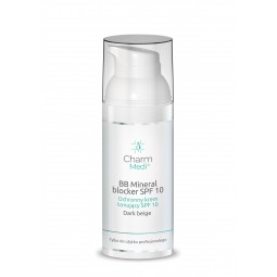 OCHRONNY KREM TONUJĄCY SPF 10  (BB MINERAL BLOCKER DARK BEIGE SPF 10 50ML)