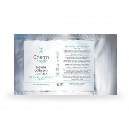 PŁAT-MASKA REWITALIZUJĄCA NA USTA 1 szt. (8 ML) (REVITA COLLAGEN LIP MASK)