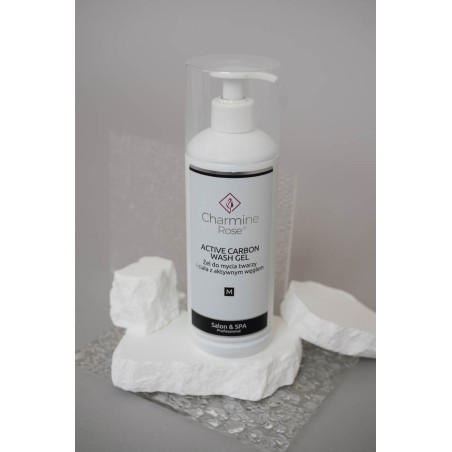 ŻEL DO MYCIA TWARZY I CIAŁA Z AKTYWNYM WĘGLEM 500 ML (ACTIVE CARBON WASH GEL)